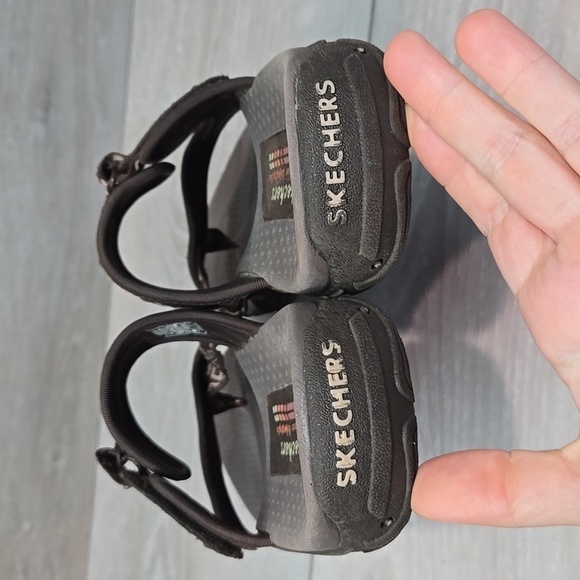 Skechers Women's Reggaee Outdoor Lifestyle Brown Sandals Loop Toe Shoes Sz 10 - Picture 8 of 11